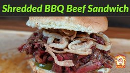 Shredded BBQ Beef Sandwich