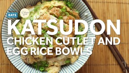Katsudon (Japanese Chicken Cutlet and Egg Rice Bowl)