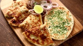 Homemade Plain And Aloo Amritsari Kulcha Recipe - Varun Inamdar