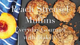 Breakfast Recipe-Peach Streusel Muffins