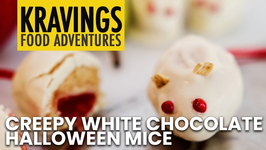 Creepy White Chocolate Halloween Mice