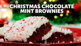 Christmas Chocolate Mint Brownies
