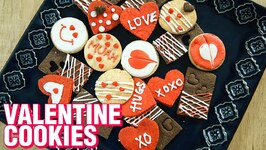 Valentines Cookies Recipe- How To Decorate Cookies For Valentines Day- Varun