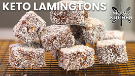Keto Lamingtons / Low Carb Sponge Cake