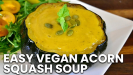 Easy Vegan Acorn Squash Soup - Vegan Recipe - Don't Be Afraid