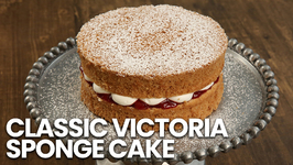 Classic Victoria Sponge Cake Recipe - Homemade Sponge Cake - Tea Time Cake Recipe - Bhumika