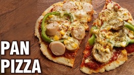 Easy Pan Pizza Recipe Without Oven Pizza Recipe - Tarika
