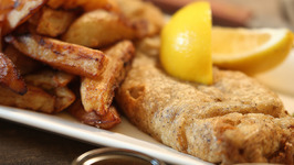 Fish And Chips - Tartar Sauce And Mushy Peas