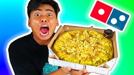 I Bought The Golden Pizza From DominoS Secret Menu