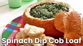 Spinach Dip Cob Loaf