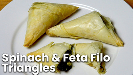 Spinach And Feta Filo Triangles