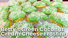 Betty's Green Coconut-Cream Cheese Frosting -- St. Patrick's Day