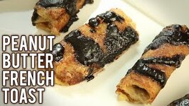 Peanut Butter Banana French Toast - How To Make Stuffed French Toast - Breakfast Recipe - Neha