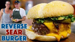 SmokeHouse Burgers Reverse Sear SteakHouse Hamburgers