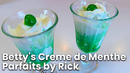 Betty's Creme de Menthe Parfaits by Rick -- St. Patrick's Day
