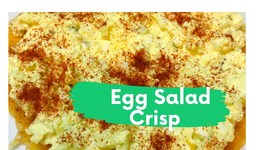 Keto Egg Salad Crisp-Low Carb