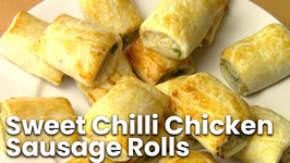 Sweet Chilli Chicken Sausage Rolls