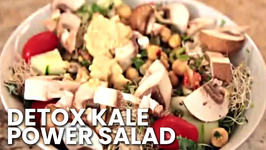 Easy Vegan Recipes: Detox Kale Power Salad