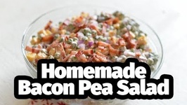 Homemade Bacon Pea Salad
