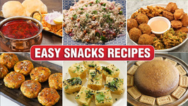Easy Snacks Recipe  Instant Snacks For Kids  Dadpe Pohe  Misal  Dhokla