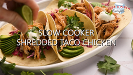 Slow Cooker Shredded Taco Chicken