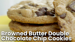 Browned Butter Double Chocolate Chip Cookies