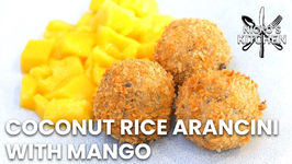 Coconut Rice Arancini With Mango / Easy Dessert Recipe