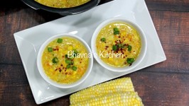 Creamy Corn Soup With Vegetables