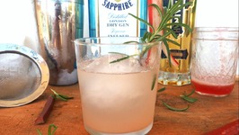 Cocktail Recipe- Gin, Rhubarb And Rosemary Cocktail