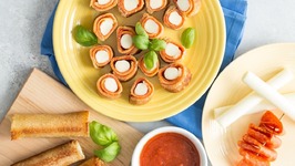 Grilled Pizza Roll Ups - Pizza Night
