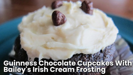 Guinness Chocolate Cupcakes With Bailey's Irish Cream Frosting