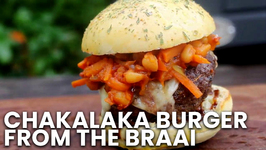 Chakalaka Burger From The Braai