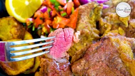Fried Beef Steak Recipe From A Tri Tip Beef Roast - How To Cut A Roast Up For Tender Steaks