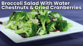 Broccoli Salad With Water Chestnuts And Dried Cranberries