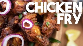 Chicken Fry - Restaurant Style Dry Chicken Recipe - Kravings
