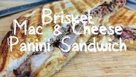 Brisket Mac And Cheese Panini Sandwich