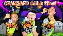 How To Make Edible Graveyard Slime - Gummy Worms, Oreo's And Marshmallows