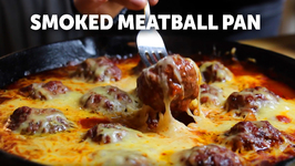 Smoked Meatball Pan - English