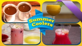 Summer Coolers -Quick Easy To Make Homemade Drinks - Chilled Refreshing Summer Recipes