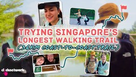 Trying Singapore's Longest Walking Trail (36km Coast-to-Coast Trail) ft. Rozz Lee - No Sweat: EP55