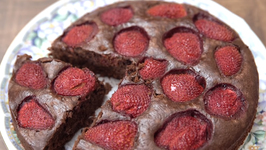Chocolate Strawberry Cake Recipe - Homemade Strawberry And Chocolate Cake - Tarika