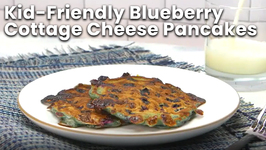 Kid-Friendly Blueberry Cottage Cheese Pancakes
