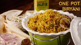 Kabuli Chana Biryani - One Pot Easy Dinner - Veg Hyderabadi