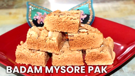 Badam Mysore Pak / Almond Fudge