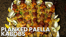 Planked Paella Kabobs