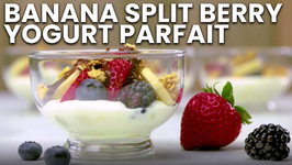 Banana Split Berry Yogurt Parfait