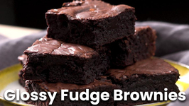 Glossy Fudge Brownies