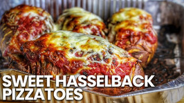 Sweet Hasselback Pizzatoes