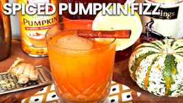 Cocktail Recipe-Spiced Pumpkin Fizz