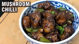 Mushroom Chilli Recipe / How To Make Chilli Mushroom Mushroom Starters Mushroom Recipe By Tarika